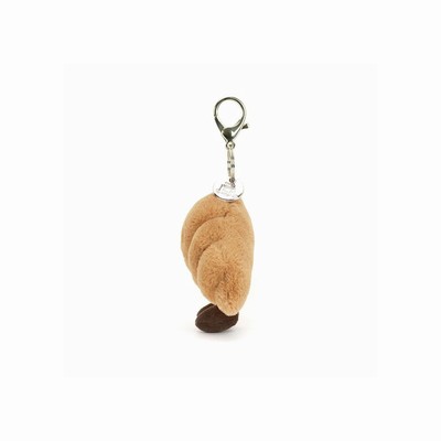 Jellycat Amuseables Croissant Bag Charm New Zealand | MNDTY2841